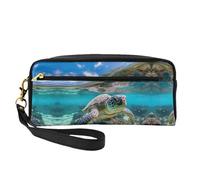 DURAGS Borsa portatile di trucco della stampa di buon Natale, la piccola borsa di trucco perfetta per il viaggio, Tartaruga marina dell'isola di Lord Howe 1, Taglia unica