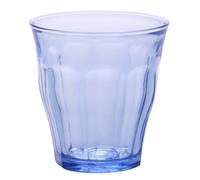 Duralex 1026Bc04 Picardie - Confezione da 4 Bicchieri di Vetro, Colore Blu Trasparente, 22 Cl