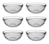 Duralex 6107014 Set 6 Vetro Lys cm14 Coppe Coppette e Ciotole