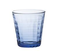 Duralex - Confezione da 4 Bicchieri Tumbler impilabili, 22 cl, Colore: Trasparente/Blu Marino