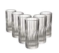 Duralex Manhattan 1058AB06 - Bicchiere da long drink, 30 cl,in vetro trasparente, Confezione da 6 Pezzi