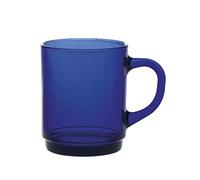 Duralex® Collezione Versailles|Tazza da tè in vetro con manico zaffiro, 26 cl, confezione da 6 pezzi, vetro ultra resistente, compatibile con lavastoviglie, made in France, impilabile