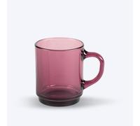 DURALEX Set di 6 tazze impilabili in vetro temperato da 26 cl, resistenti tazze da cucina per caffè, tè, colazione, uso quotidiano, Set di tazze in vetro della collezione Versailles