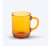 Duralex Set di 6 tazze impilabili in vetro temperato da 26 cl, resistenti tazze da cucina per caffè, tè, colazione, uso quotidiano, Set di tazze in vetro della collezione Versailles