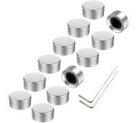 duralluminio pedale topper guarnizione interna e set di viti di bloccaggio tight 12 pezzi argento