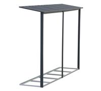 Duramax Alpine - Prolunga per tettoia 2 x 10 (1,76 m2), adatta per capanno da giardino in metallo alpino 10 x 10, in acciaio zincato a caldo, tetto rinforzato, non richiede manutenzione, antracite