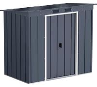 Duramax Eco Tetto da Giardino in Metallo zincato a Caldo, 6 x 4 Pent Roof, Anthracite