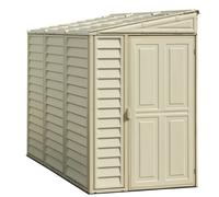 Duramax Plastica Sidemate Shed, 06625, 1.2 x 2.4 m, Avorio