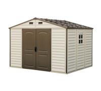 Duramax Woodside Vinyl Storage Shed