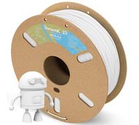 DURAMIC 3D Matte PLA Filament 1.75mm White 1kg Cardboard Spool Matte