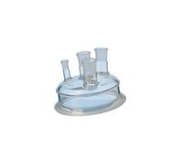 DURAN 24 392 57 piano flangia di tappo, 4 Colli con NS, 150 DN, 3 X 29/32 NS inclinato