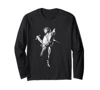Duran Duran Live Simon Le Bon Sing Tour Blu Argento 1983 Maglia a Manica