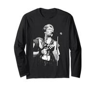 Duran Duran Simon Le Bon Sing Tour Blu Argento 1983 Maglia a Manica