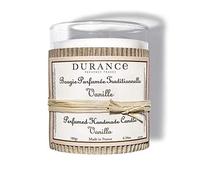 Durance Vanilie - Candela profumata, 180 g, colore: Bianco