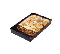Broszio Teglia Forno Rettangolare Antiaderente Teglie da Forno Pizza e Altri Alimenti Morbida | Alternativa a pirofila Forno