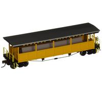 Durango and Silverton Open Sided Excursion Car with Seats. HO Scale