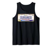Durango Mexico License Plate Mexican Travel Vacation Beach Canotta