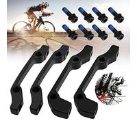 DURANTEY 4 Adattatore Freno a Disco Anteriore 180/160MM Adattatore Freno a Disco Posteriore 160/140MM Adattatore di Montaggio per Freni a Disco Anteriori e Posteriori per Mountain Bike e Biciclette