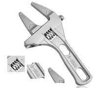 DURANTEY Chiave Regolabile 6-68mm Chiave Inglese Universale Chiave Aperta a Ganasce in Lega di Alluminio Chiave da Bagno per Bagno/ Lavabo/ Smontaggio Dado Tubo (Argento)