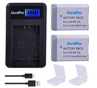 DuraPro 2 batterie NB-13L + caricatore LCD USB per fotocamere anon NB-13L Canon PowerShot G9 X Mark II SX720 HS,SX730 HS,SX740 HS,SX620 HS,G7 X Mark II G5 X G9 X G7X