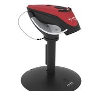 DuraScan D740, Universal Barcode Scanner, v20, Red & Charging Stand