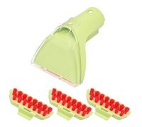 Durashmall 10,2 cm resistente macchia strumento con spazzole di ricambio per Bissell Carpet Cleaner modelli 1400B 4075 1425 2458 3194 3353 Tappezzeria Scale Mobili Accessori per la pulizia (1+3)