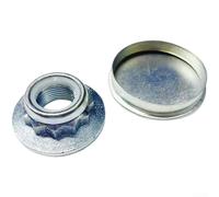 Durashmall 4Pcs Cuscinetto Ruota Posteriore Cap Copertura Metallo Argento Per Golf A1 CC Q2 Q3 Sostituire 1J0501249C