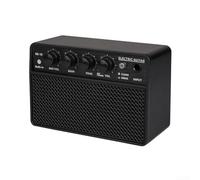 Durashmall Altoparlante portatile per chitarra elettrica a batteria per chitarra acustica e elettrica, suono volume nero