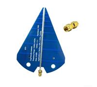 Durashmall Antenna periodica a banda larga da 1300 MHz a 10 GHz, ricerca di direzione, rame, alluminio, ferro, costruzione compatta, 130 x 90 x 1,6 mm, 50 Ohm, guadagno 6dBi, 50 W, per analisi dello