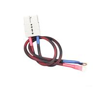 Durashmall Cavo per batteria elettrica da 120 A, 7 AWG, con connettore ad anello, per moto elettriche e bici elettriche, filo di rame stagnato in gel di silice, resistente alle alte temperature, rosso