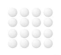 Durashmall Confezione da 16 palline di spugna assorbenti, per piscina e spa, per rimuovere la schiuma e filtrare la schiuma, colore bianco, diametro 60 mm