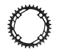 Durashmall Corona per bicicletta stretta e larga 34T 36T 38T 104BCD Pignone in acciaio a dente singolo disco per 12 velocità Mountain Road Bike guarnitura parti di ricambio (34T)