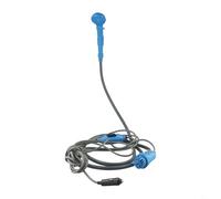 Durashmall Doccia portatile da 12 V, da viaggio, con ventosa o gancio e borsa impermeabile per il campeggio e il bagno temporaneo