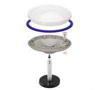 Durashmall GNSS - Guscio antenna per GPS GLONASS BDS BDS banda completa per topografie esterne in ABS resistente ai raggi UV IP67 impermeabile ad alta bassa temperatura alloggiamento con adattatore