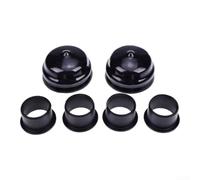 Durashmall Kit 532406013 406013 406013 di ricambio per boccole per assale anteriore per soffiatori e aspiratori elettrici esterni, in plastica ad alta resistenza, colore nero, 1 set