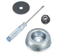 Durashmall Kit adattatore per decespugliatore con rondella di spinta, piastra Rider e dado a collare per decespugliatori FS40C, FS55R, FS85, FS90, FS110, FS130, sostituisce 4126-642-7600