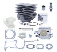 Durashmall Kit di revisione del carburatore con cilindro grande da 52 mm per motosega 272 268 266XP 166 sostituisce 503517502 con set di guarnizioni per cuscinetti deflettori
