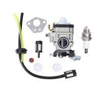 Durashmall Kit di riparazione carburatore per motori da 52 cc, 49 cc, 43 cc, per soffiatore e parti di tosaerba, ricambio per modelli 56257 57341, soluzione di manutenzione completa per Outdoor Power