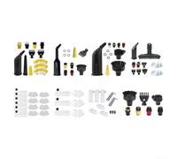 Durashmall Kit di spazzole di ricambio per pulitore a vapore Karcher SC1 SC2 SC4 SC5 modelli include panno di copertura e testa in nylon con setole in rame per la pulizia profonda di pavimenti e