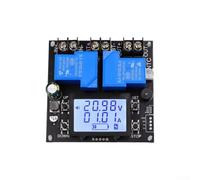 Durashmall Modulo di gestione dello scarico della carica della batteria 30A con protezione da sovratensione da sottotensione per sistemi da 10 V a 110 V CC Display LCD Contatore Coulomb Modalità UPS