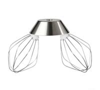 Durashmall Pala per torte in acciaio inox con frusta in metallo, per mixer Bosch, estensore in plastica, per pane, torte, cupcake, muffin, pancake, facile da pulire, cottura a fuoco (B)