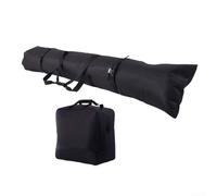 Durashmall Portasci e borsa da sci, organizer da parete con portabagagli, per garage, supporto verticale salvaspazio, per snowboard e attrezzature, protezione imbottita
