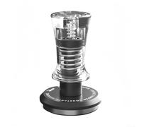 Durashmall Pressino calibrato a molla per espresso con doppia molla, pressione costante 13,6 kg e gonna di livellamento integrata, manico in acrilico trasparente per portafiltro da 51 mm, 53 mm, 58 mm