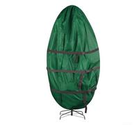 Durashmall Resistente borsa verticale per albero di Natale, copertura impermeabile con chiusura a cerniera, fibbie con coulisse e manici, per una conservazione sicura delle decorazioni per le vacanze