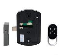 Durashmall Serratura per porta senza chiave con impronta digitale con blocco automatico e riconoscimento a 360 gradi per Home Office Secure Smart Electronic Deadbolt con password di backup e