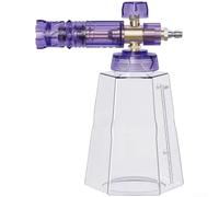 Durashmall Spruzzatore di schiuma ad alta pressione 4000PSI con densità di schiuma regolabile e connessione rapida da 1/4 per una pulizia efficiente di auto e patio, capacità 1000 ml (G)