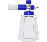Durashmall Spruzzatore di schiuma ad alta pressione 4000PSI con densità di schiuma regolabile e connessione rapida da 1/4 per una pulizia efficiente di auto e patio, capacità 1000 ml (B)