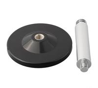Durashmall Supporto base antenna GNSS GPS con adattatore filettatura 5/8-11 per rilevamento esterno e comunicazione a bassa frequenza, guscio in plastica nera