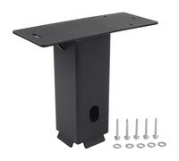 Durashmall Supporto da parete per gancio di bicicletta, per ricevitore da 5,1 cm, struttura in acciaio ad alto tenore di carbonio, supporta fino a 136 kg, adatto per portabiciclette, garage o camion