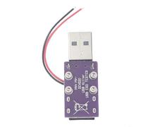 Durashmall Tester di tensione USB portatile V3 ESD Strumento di test di resistenza per computer Scheda madre telefono cellulare Risoluzione dei problemi del circuito elettronico in plastica grigia